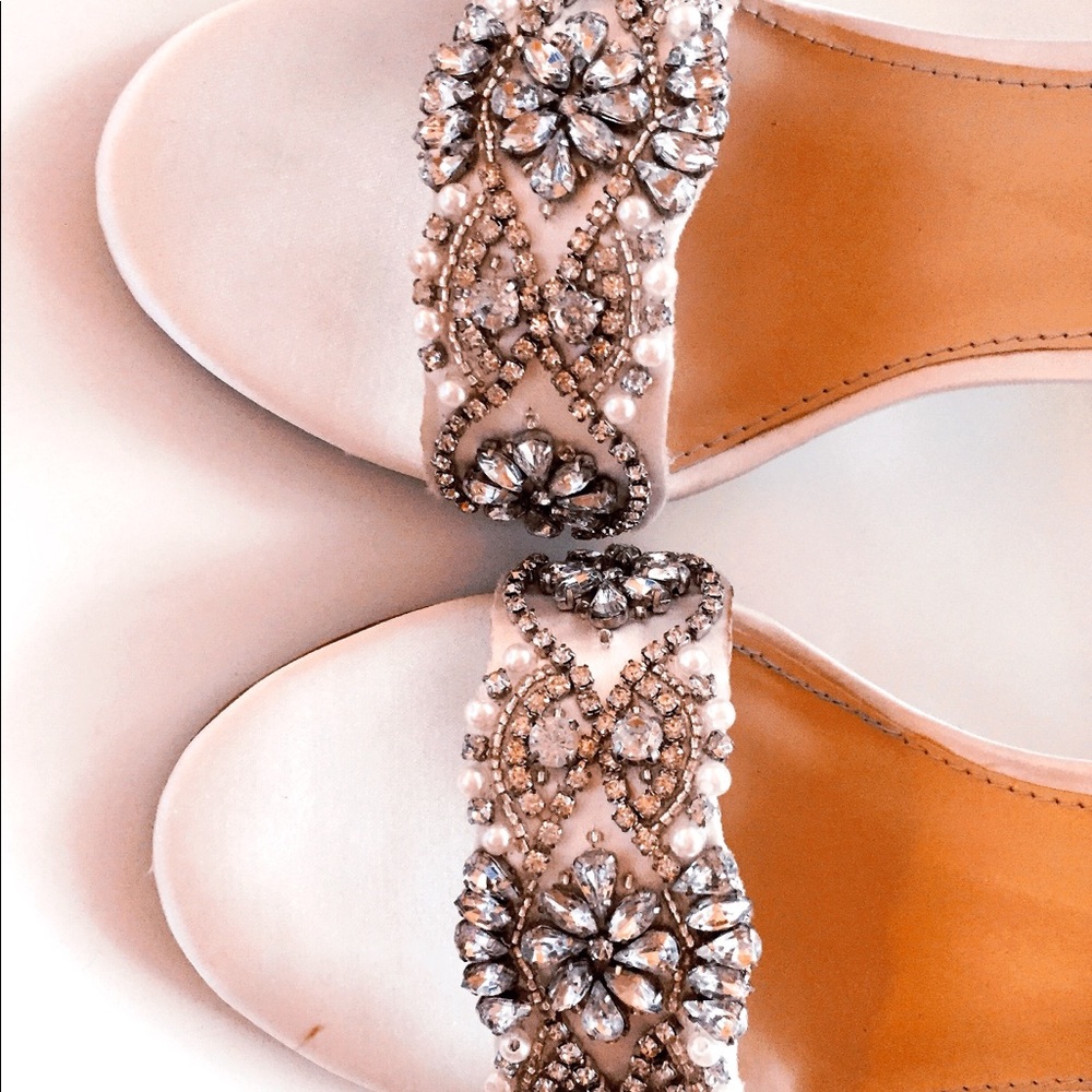 Betsy Johnson “something blue” wedding shoes